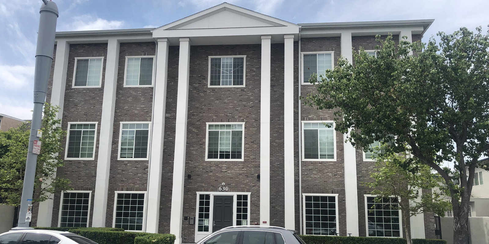 Apartment building exterior